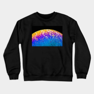 Soap Bubble Close Up Crewneck Sweatshirt